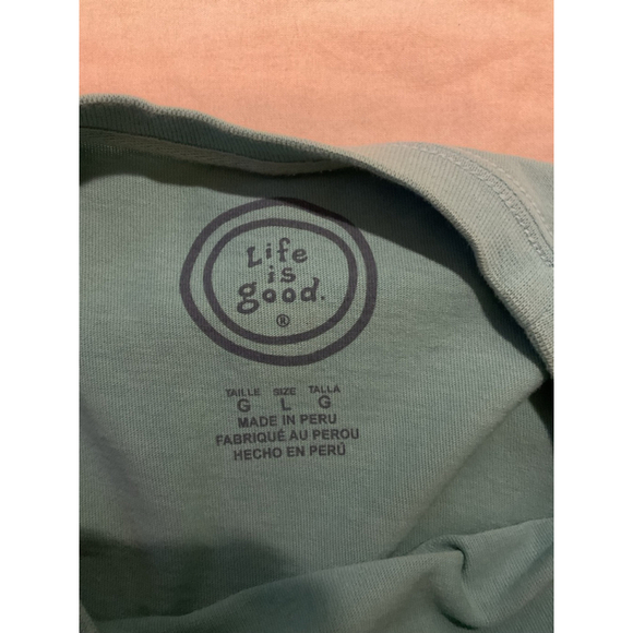 Life Is Good “When The Mowing Gets Tough” Long Sleeve Tee – Men’s Large - Picture 4 of 11